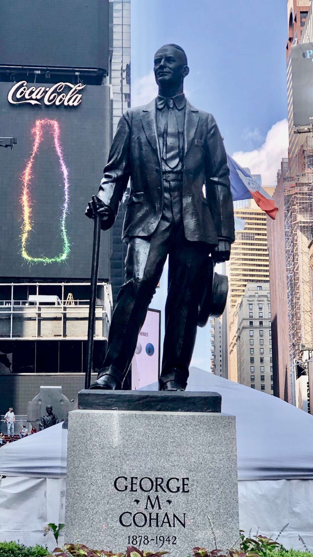 George M. Cohan statue